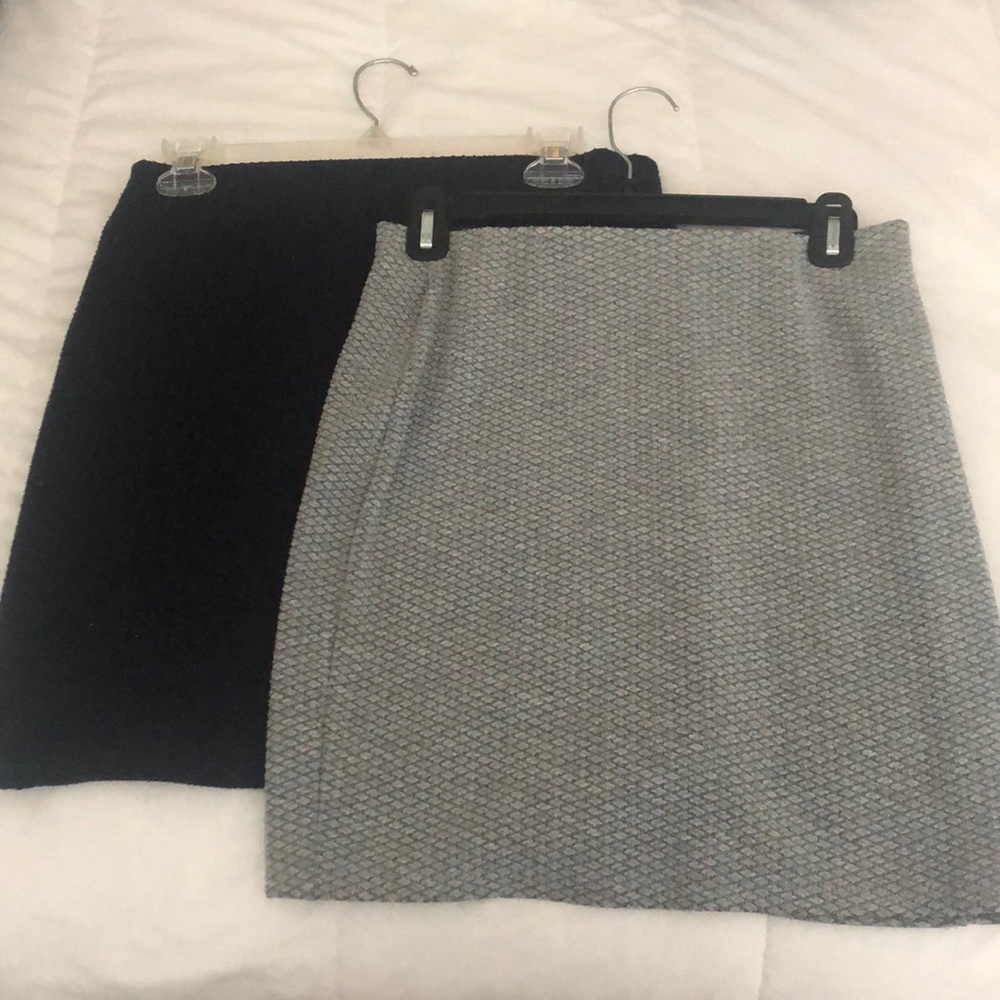 2 Loft Knit Pencil Skirts